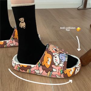 XIXITIAO | Slipper Cute Cartoon Design Slip-resistant Odor-proof Comfortable for Summer Indoor and Outdoor