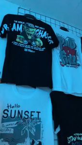 Paket Hemat Kaos Distro Pria Lengan Pendek Motif Random 100 ribu dapat 5pcs Trending Terbaru Paling Murah