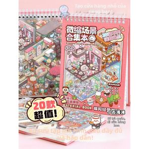 MOWEI | Bộ DIY Diorama Nhỏ Tự Làm Giấy Điêu Khắc 3D Đống Đầy