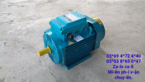 Mô tơ điện 1 pha 35kw tu chậm 1400v/p chính hãng