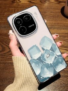 เคสโทรศัพท์น้ำแข็งฤดูร้อนสำหรับ VIVOiQOO แบบนิ่มใสป้องกันการตกหล่นและรอยขีดข่วนสำหรับผู้ชายและผู้หญิง เคสโทรศัพท์มือถือแบบพิเศษ