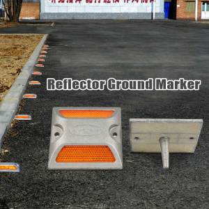Heavy Duty Safety Road Reflector / Aluminum Ground Marker / Pavement Marker Reflector
