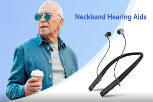 Neck Strap Bluetooth Hearing Aid HeadsetRechargeable Amplifier with Noise Reduction Function for Elderly Hearing Aid Amplifier