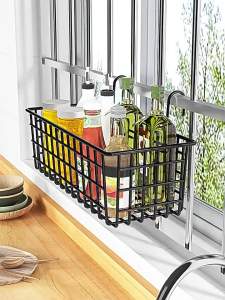 Simple Over-the-rail Hanging Storage Rack