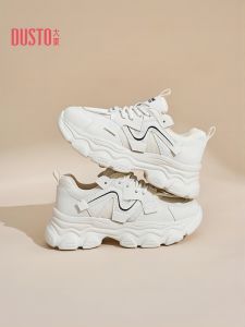 Giày Thể Thao Đế Dày DUSTO Cho Nữ Giày Thể Thao Thường Ngày Giày Thể Thao Đế Cao Giày Thể Thao Màu Trắng Giày Thể Thao Thoáng Khí