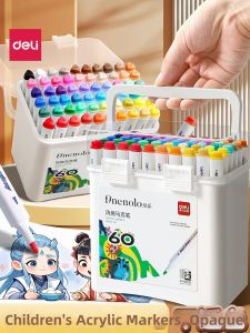 deli | Non-see-through Washable Childrens Markers 36 Colors