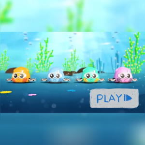 Mobil Inersia Karakter Gurita Lucu - Mainan Edukasi Tahan Banting dengan Sistem Pelontar Otomatis untuk Anak 1-5 Tahun Toys Bayi