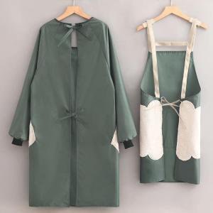 Váy Bảo Hộ Nhà Bếp Chống Dầu Chống Thấm Nước Váy Bảo Hộ Chuyên Nghiệp Cho Nữ Nấu Ăn 2023 Bộ Váy Cặp Đôi Mới Phổ Biến