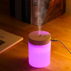 200ML Mini Humidifier USB Ultrasonic Air Humidifier LED Lamp Essential Oil Diffuser Car Purifier Aroma Anion Mist Maker Portable