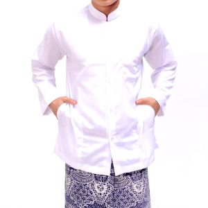 Baju Koko Pria Dewasa Koko Haibah Muslim Koko AMMU Polos Atasan Koko Polos Lengan Panjang Super Tebal