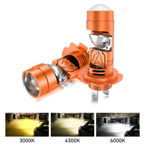 H7 Led Headlight Bulbs 6000K 4300K 3000K Mini Projector Lens High Low Beam Car Motorcycle LED Lights Auto Lamp 12V Plug And Play