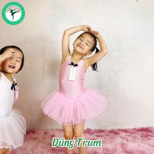 Váy múa bale cho bé co giãn 4 chiều và thấm hút mồ hôi tốt DT4258