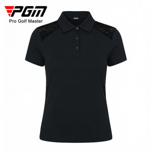 PGM | PGM Womens Golf Polo Shirts Spring/Summer Shoulder Lace Top Tennis Clothes YF887