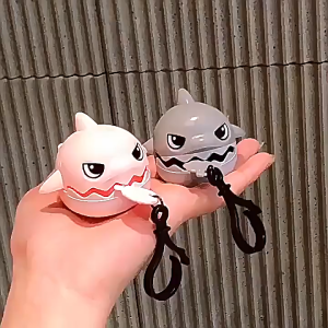 BW-C1415 Gantungan Kunci Hiu Lucu Bisa Ditarik Mainan Anak Aksesoris Tas / Shark Keychain Gantungan