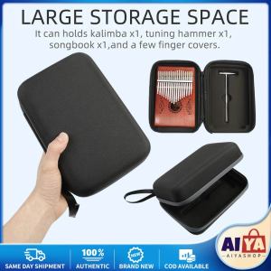 17 Key Kalimba Storage Box Waterproof EVA Case Kalimba Keyboard Musical Instrument Mbira Sanza Bag Accessories