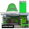 cat tembok 1 kg / cat tembok kualitas glossy / cat dinding / cat tembok anti air dan jamur / cat tembok mengkilap / cat tembok hijau muda / cat tembok rumah / cat tembok stabilo. 