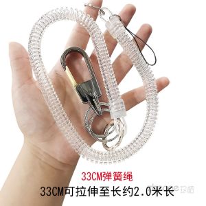 สร้อยคอเกี่ยวกุญแจแบบยืดหยุ่นสำหรับผู้ชายและผู้หญิง สร้อยคอโทรศัพท์มือถือแบบยืดหยุ่นสำหรับกีฬากลางแจ้ง สายรัดเอวสำหรับผู้สูงอายุ สายรัดกุญแจแบบยืดหยุ่น