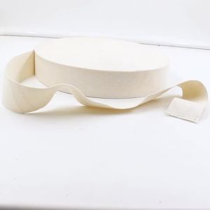 5m/196.85inch Beige Twill Cotton Webbing Tape 40mm/1.57inch Width Textile Handmade Craft Sewing Embroidery And Edging
