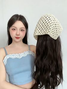 (HOẢ TỐC TẶNG LƯỚI) Băng đô cài tóc giả nguyên đầu Cài bính tóc giả nguyên đầu