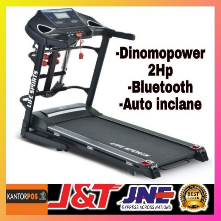 treadmill elektrik auto incline ls-133 lifesport(original)treadmil