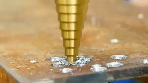 HSS Titanium Step Drill Bit 3-12/4-12/4-20 mm Step Cone Cutting Tools Steel Woodworking Metal Drilling