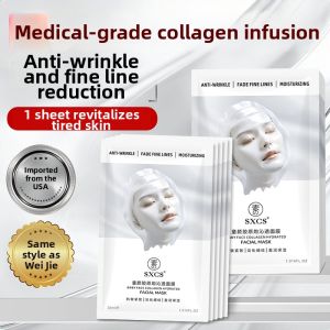 HANLUN MEIYU | HLMY Childhood Collagen Infusion Mask Anti-Wrinkle Moisturizing Tightening Anti-Aging Skin Care Patch Face Mask for Beauty