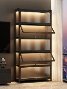 ZHUSHANXIA | Tủ Hiển Thị Đa Năng Acrylic Có Khóa và Đèn