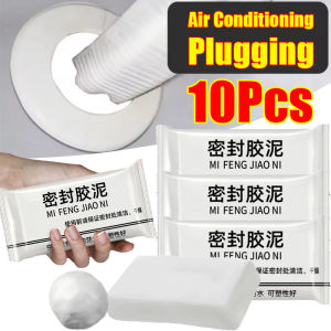 10/20pcs Waterproof Wall Hole Sealant / Sewer Repair Sealing Clay / Flexible Cement Glue / White Caulking Agent for Pipe Air Conditioning