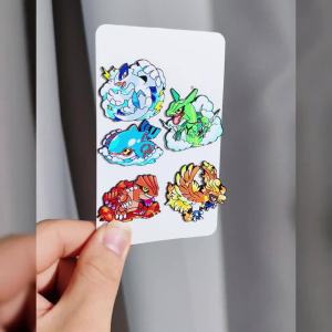Takara Tomy | Bộ 9 Ghim Cài Men Hình Quái Vật Anime Nhiều Màu Sắc Dễ Thương Làm Bằng Kim Loại Dùng Trang Trí Ba Lô Quần Áo Quà Tặng Cho Người Hâm Mộ.