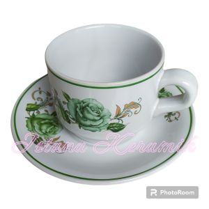 Cangkir set cangkir keramik cangkir kopi 6+6pcs