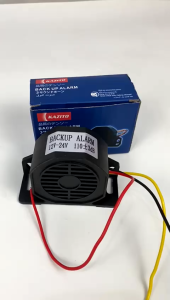 Kazito Klakson Alarm Mundur 105 DB 12 - 24 Voltage Reverse Dual Tone Motor Mobil DC 10 Kualitas Baik