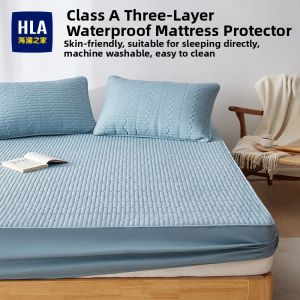 HLA | Waterproof Cotton Padded Anti-Slip Bed Mattress Protector