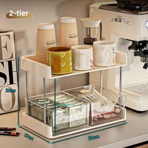AOQILA | Aesthetic Double Layer Cup Drain Rack