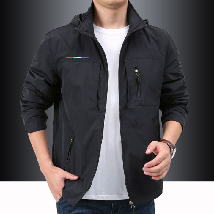 CHAFEI | Áo Khoác Nam Mùa Xuân Thu Mỏng Chống Gió Chống Thấm Dài Tay ...