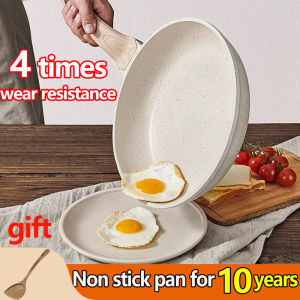 🎁 Free Spatula & Non-Stick Frying Pan: Induction Compatible, Wear Resistant & Easy to Clean
