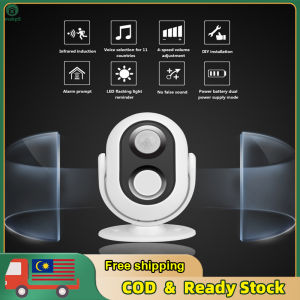 Wireless Doorbell Infrared Door Chime Battery/Usb Powered Door Dinger for Business Entry Motion Sensor 10 Songs Welcome Alarm
