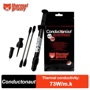 Thermal Grizzly | Thermal Grizzly Conductonaut 1g/5g CPU Thermal Paste For Computer CPU/GPU 73W/MK Liquid Metal Cooling Silicone Grease