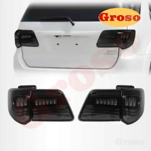 Toyota Fortuner 2012-2015 LED Tail Light Set (Left+Right 2PCS) Black+Red Line / Black+White Line RGB H7 Socket