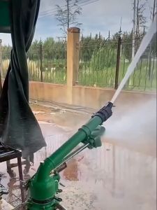 High Pressure Turbine Sprinkler Long Spray Distance Vortex Rocker Watering Farmland Agriculture Irrigation Water Gun