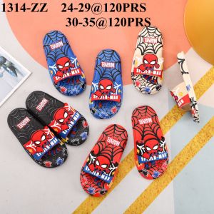 Sandal Selop Anak Laki-laki Karakter Spiderman Bahan Karet Jelly Import Bisa COD Usia 1-8 Tahun