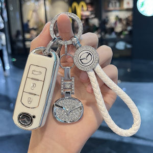 Mazda Car Key Cover Compatible with CX-4 CX-5 Axela 3 Attila 6 Wisdom Wing 7 Button CX-9 Shell Driving Personal Item Car Accessories
