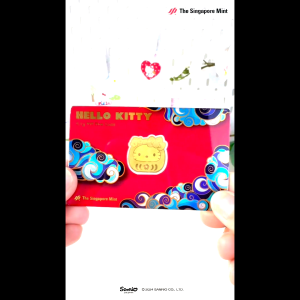 Sanrio Daruma 0.1 gram 999 Fine Gold Bar (Hello Kitty / My Melody / Kuromi / Cinnamoroll) [The Singapore Mint]