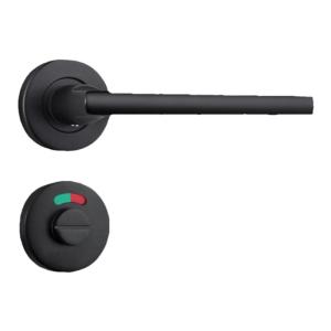 YAGEMAN | Red and Green Indicator Bathroom Lock 304 Stainless Steel Black