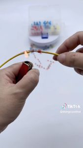 Đầu nối dây điện co nhiệt tự hàn thiếc 100PC