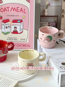 Cốc sứ Ly sứ mini hoạt hình Loopy đáng yêu (không kèm thìa) LILA COCSUKI535