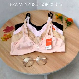 Bra Menyusui Sorex 8119 Bahan Katun Tanpa Busa