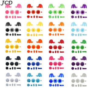 JCD 1Set Full Set L R ABXY Z Keypads Buttons With Thumbsticks Caps For Nintend GameCube NGC D-Pads Power ON OFF Buttons