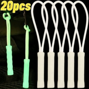 Glow in The Dark Zipper Pulls 7cm Luminous Zipper Pull Tab for Backpack Tent Jacket Luggage Camping Hiking Outdoor Gear Night