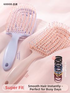 Goodgudi | Padded Massage Hair Comb For Long Hairstyling
