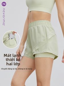 never me | Womens Loose Breathable Two-Piece Anti-Slippage Quick-Dry Running Fitness Training Yoga Shorts